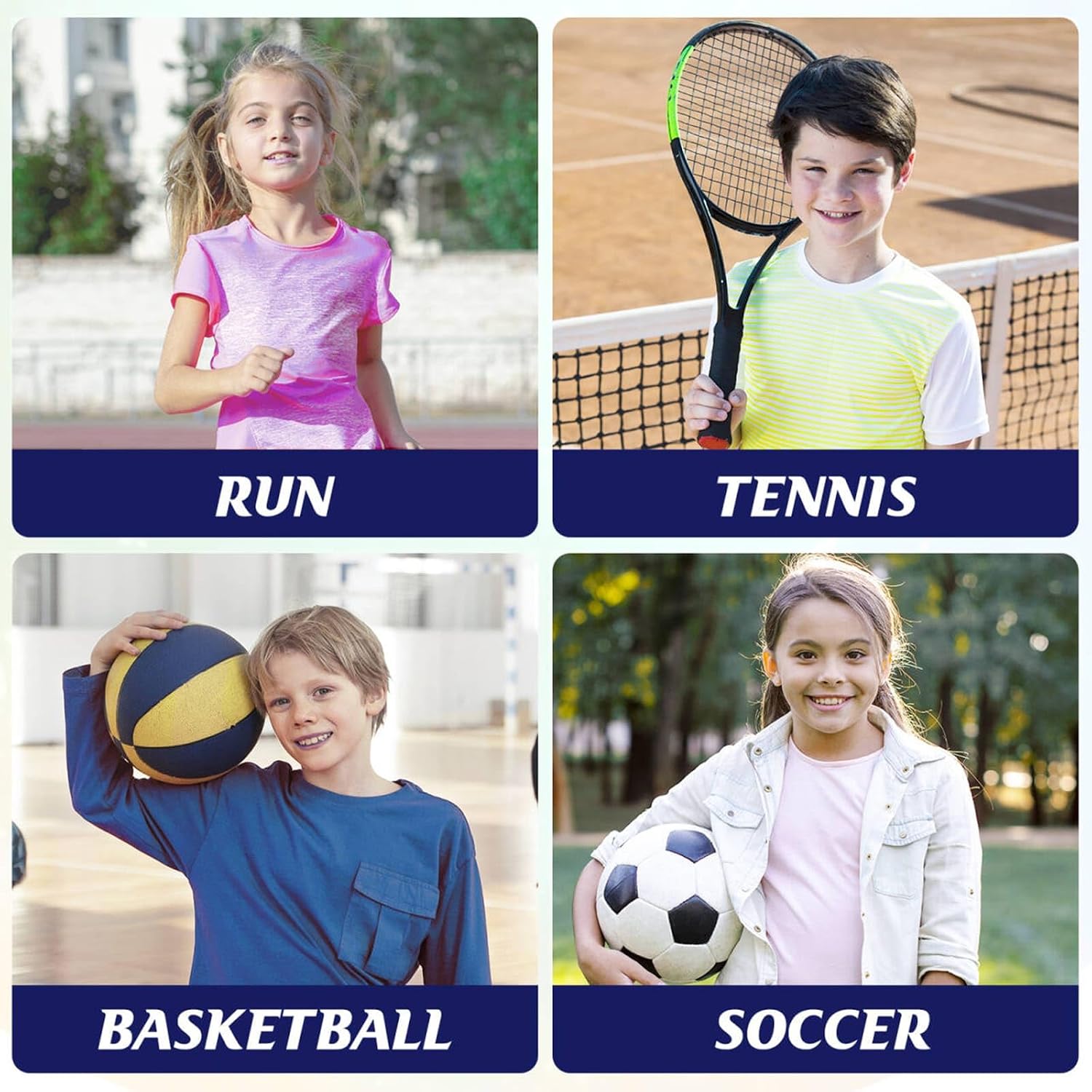 Kids Sports Headbands for Boys - Soccer Sweatbands for Kids, Athletic Headbands for Running, Basketball, Football, and Outdoor Play, Ages 4-9