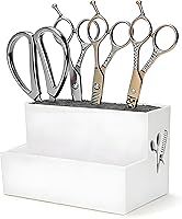 Vista 1 de Niiyen Caja de almacenamiento de tijeras, estante profesional para tijeras de salón, estuche organizador de peluquería, suministros de peluquería