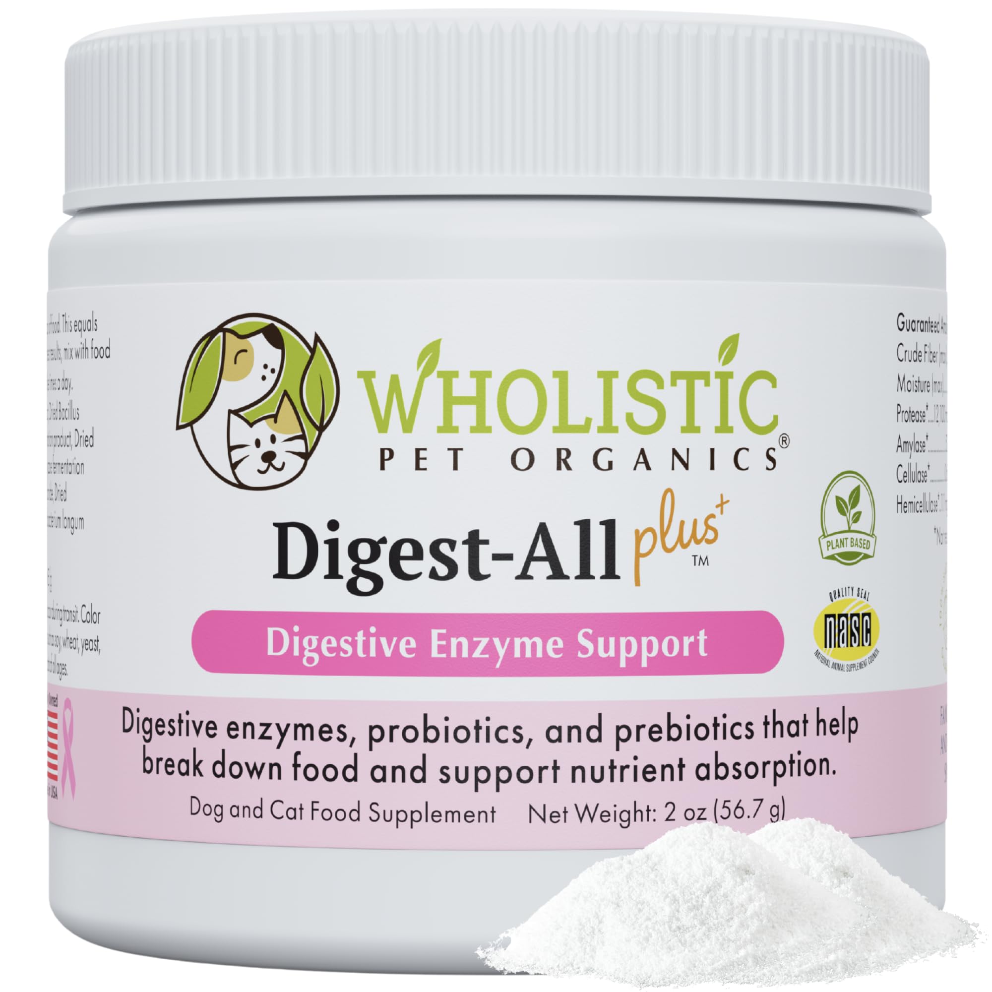 Probiotics for Dogs and Cats with Prebiotics, 4 Oz, 113 Scoops — Amazon image 11