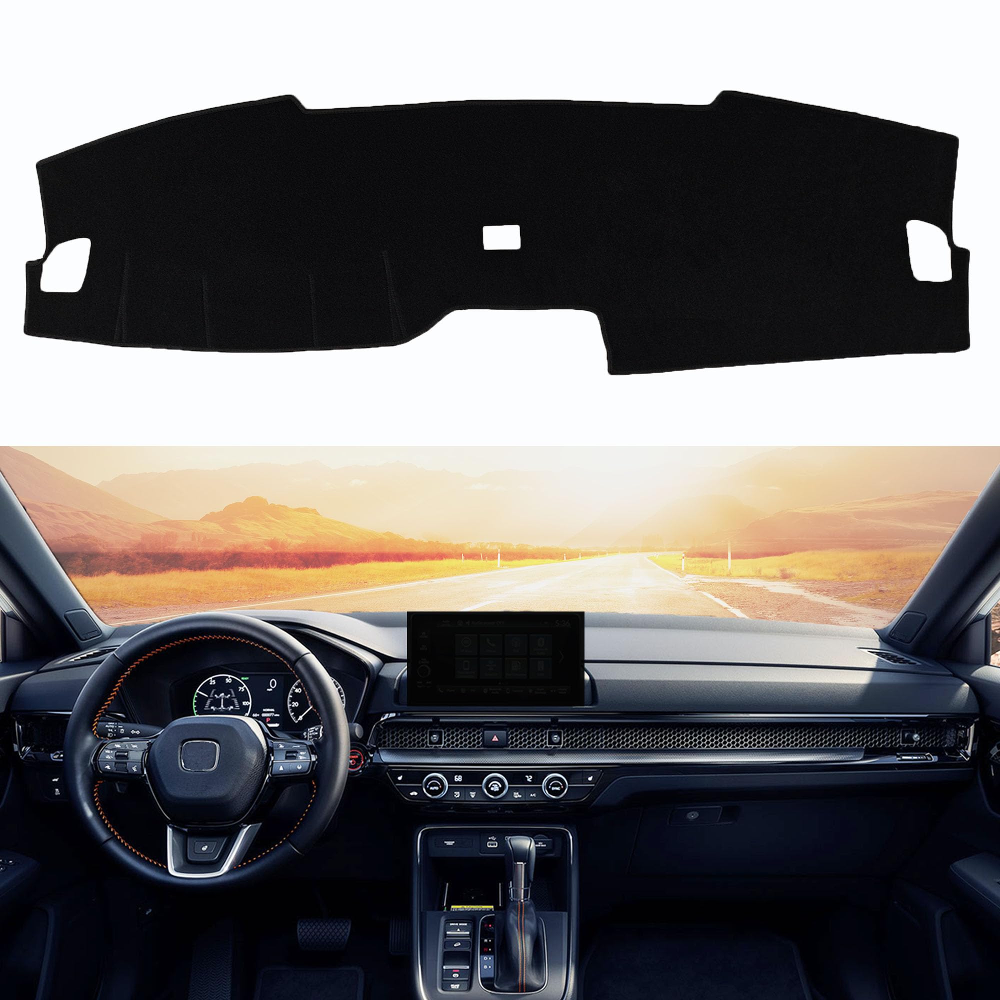 OXANEVN Dash Cover for Honda CRV CR-V 2026 2025 2024 2023 Accessories Dashboard Cover Mat Dash Mat Dash Carpet Cover Protector Center Console Cover