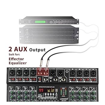 Amazon | オーディオミキサー オーディオ ミキサー 8 チャンネル