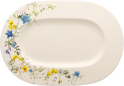 Rosenthal Brillance Fleurs des Alpes Plate 34 cm