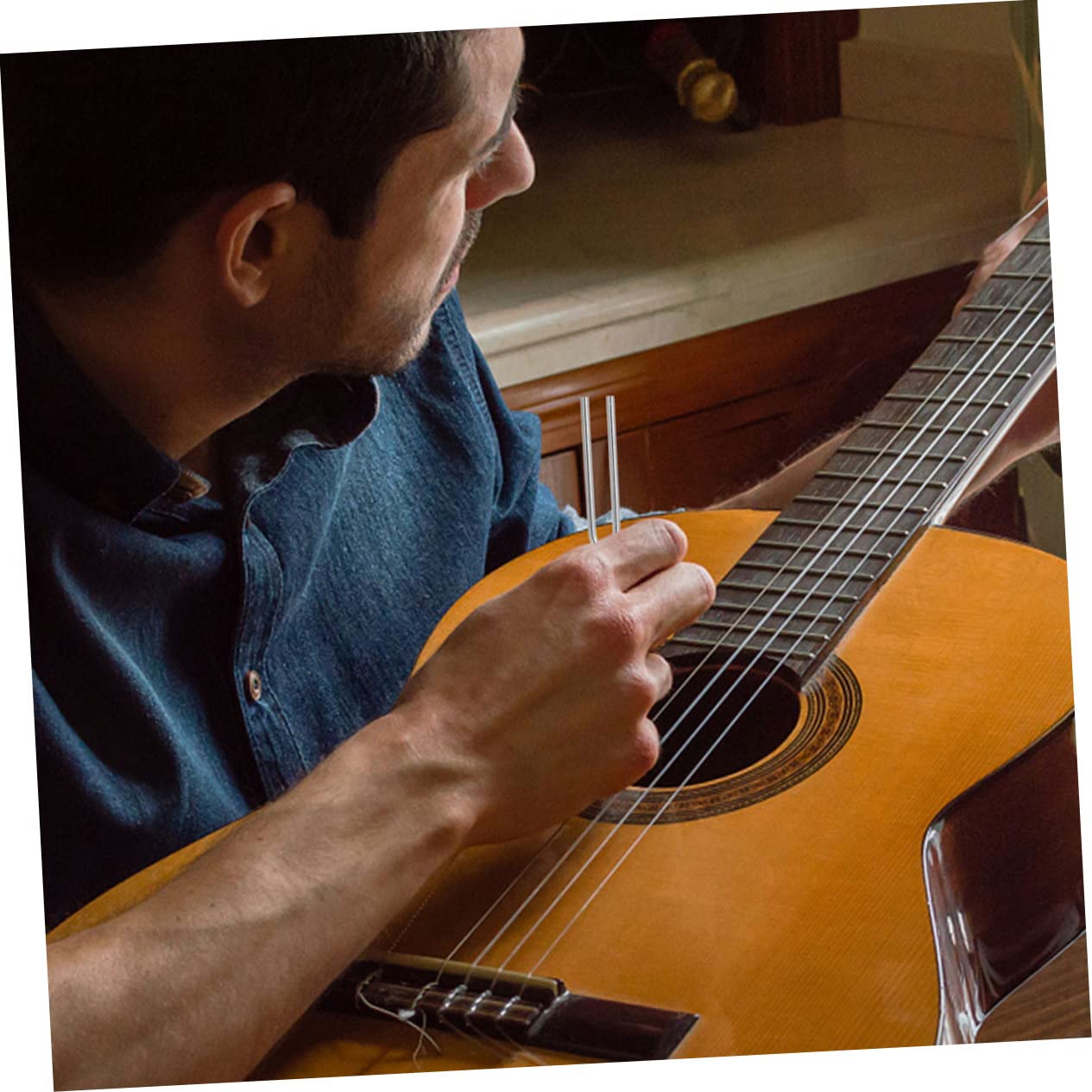 ibasenice 3ensembles Diapasons De Guitare Premium Avec Maillet Accessoires Musicaux Pour Guitare Violon Et Piano