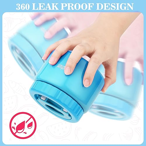 Miniatura 5 de Tarro térmico aislado para alimentos para niños, capacidad de 12 onzas, adecuado para alimentos fríos y calientes, diseño de acero inoxidable al