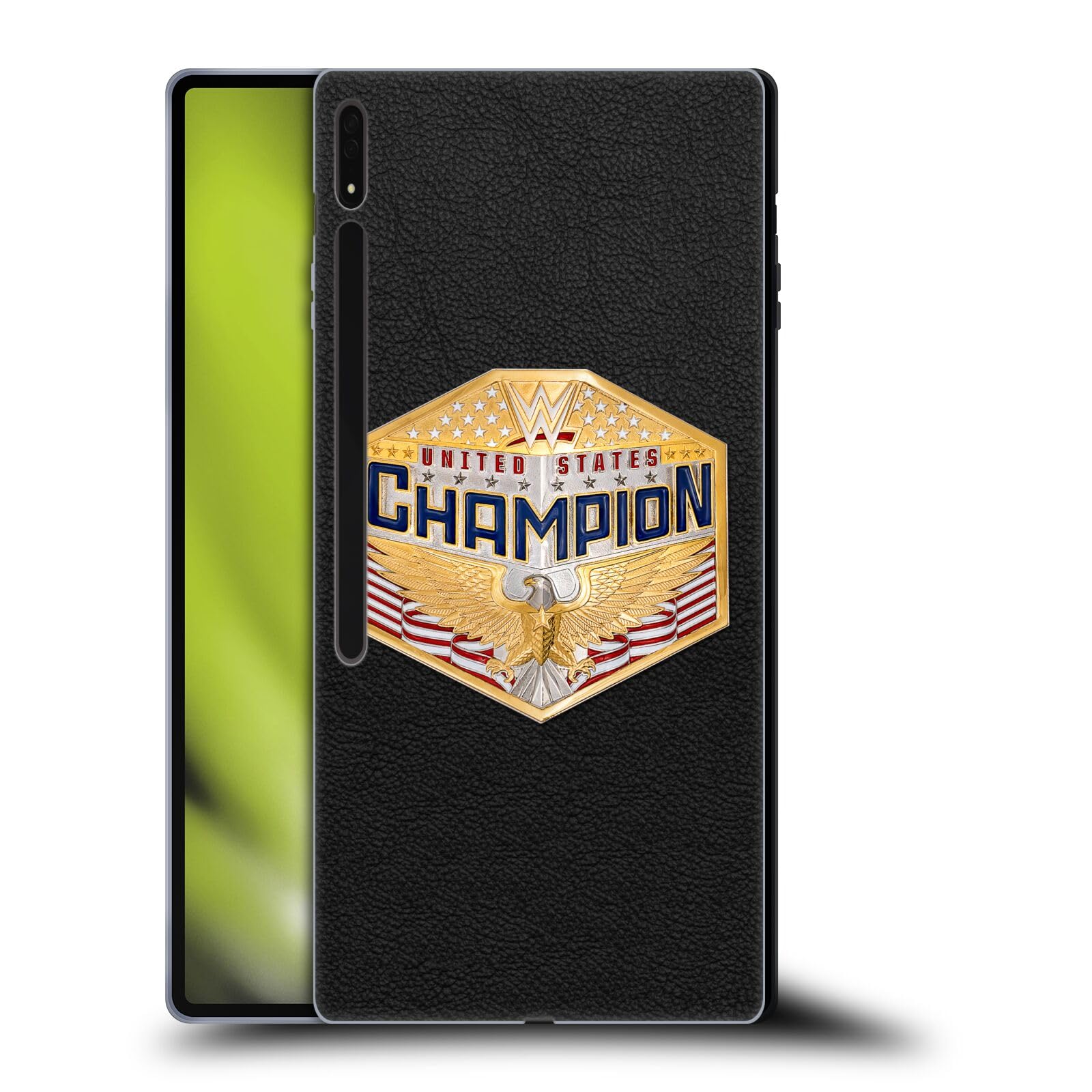 Head Case Designs Officially Licensed WWE United States Championship Title Belts Soft Gel Case Compatible with Samsung Galaxy Tab S8 Ultra