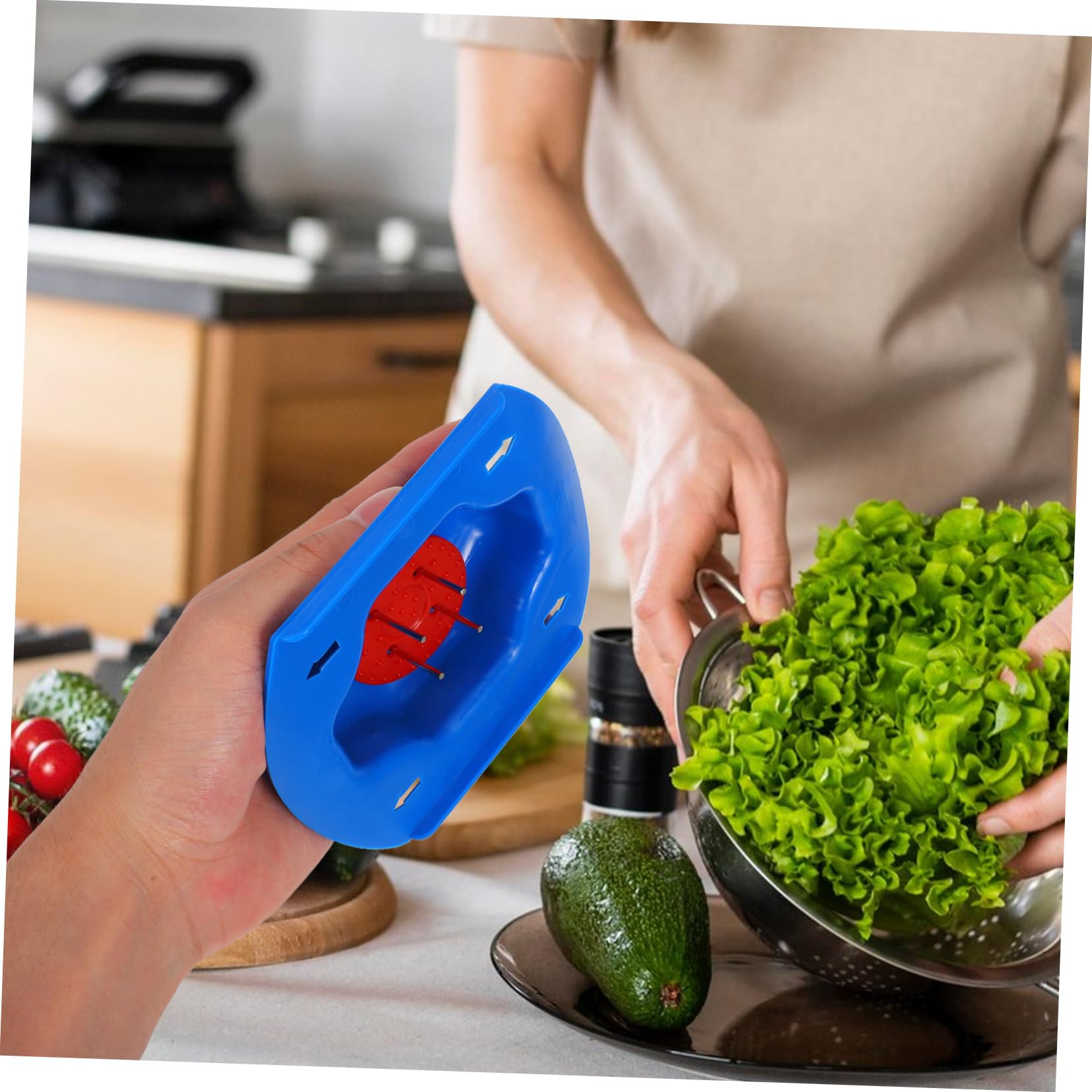 ULTECHNOVO Protège-mains Cuisine Multifonction en Plastique Robuste pour Protection Anti-coupure des Doigts Lors des Tâches de Découpe Cuisine