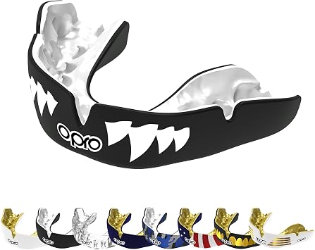 OPRO Instant Custom Fit Moldable Mouth Guard, Dentist Level, Adults & Kids