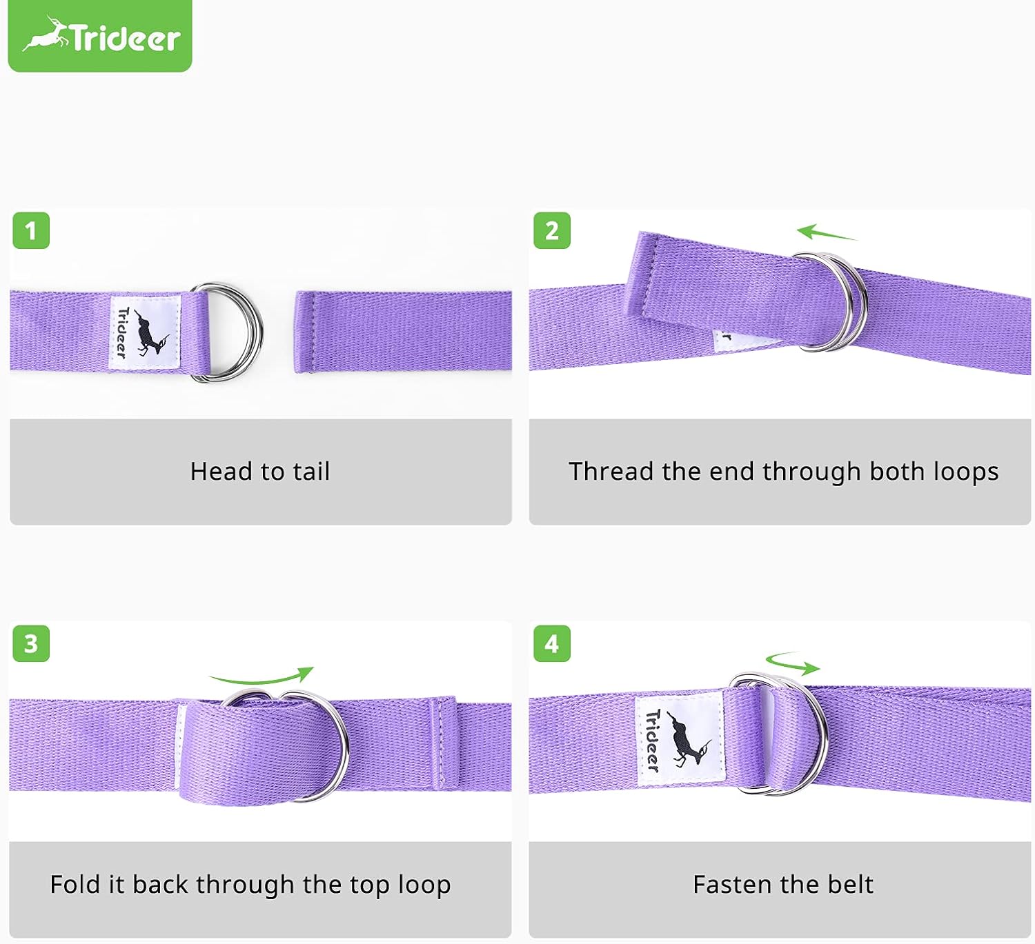 Trideer Yoga Blocks 2 Pack with Strap Yoga Blocks and Strap Set for Women, Non-Slip High Density EVA Foam & 8 ft Stretching Strap for Exercise, Pilates, General Fitness and Workouts : Sports & Outdoors