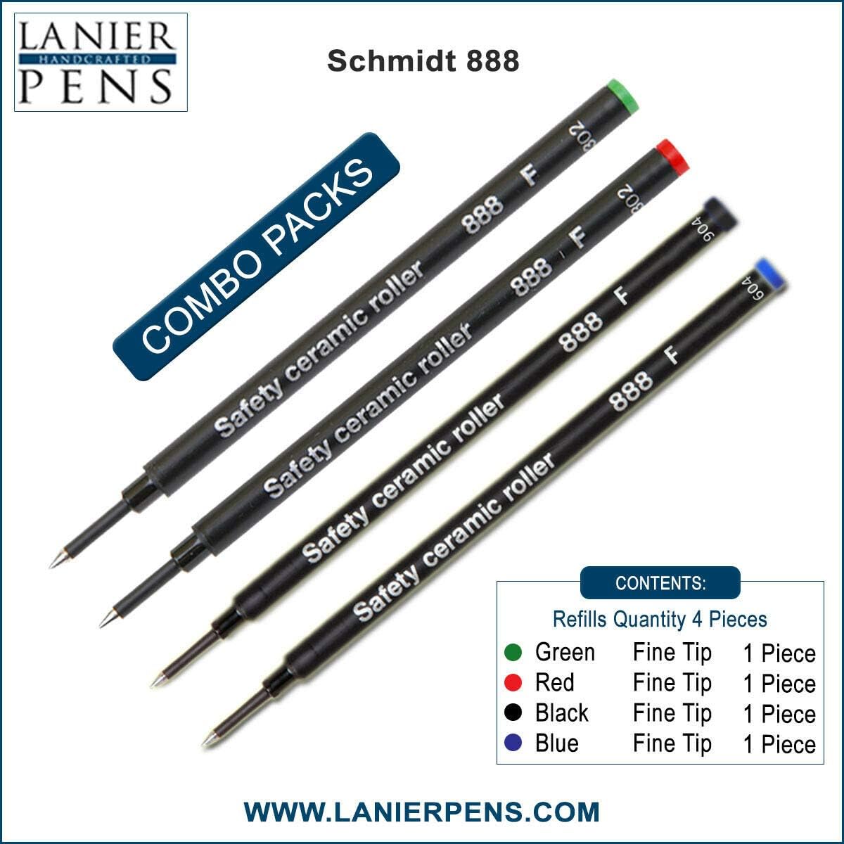 Acme Rollerball Pen Acme Pen Refills 888 4-Pack Schmidt 888 F