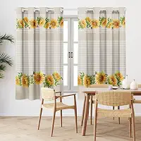 Cortina De Cozinha 2,00 X 1,50 Modelos Modernos E Práticos (Girassol)