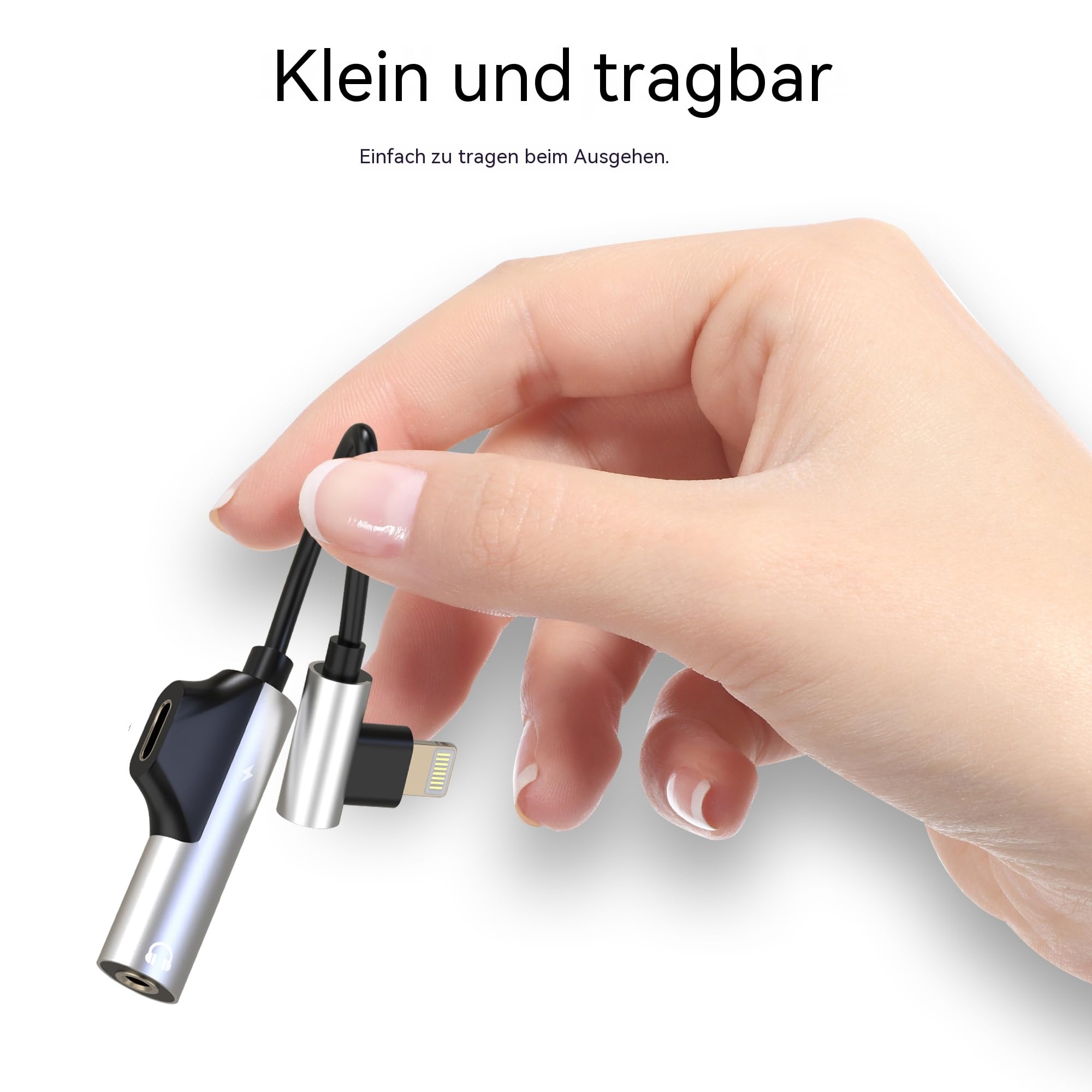 Adapter Lightning na Jack 3,5 mm Słuchawki Aux dla iPhone'a 14 13 Pro Max dla Apple Kabel audio Rozdzielacz ładowania Konwerter samochodowy iPada Połączenie Gniazdo słuchawkowe Ładowarka kabla