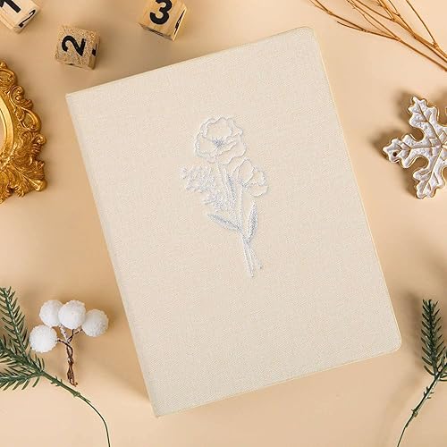 Vista 117 de Lanpn Álbum de fotos de 4 x 6 pulgadas, 600 bolsillos, cubierta de lino, álbumes de imágenes grandes con capacidad para 600 fotos horizontales