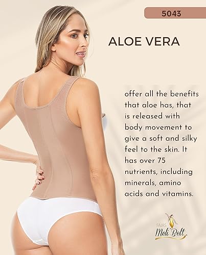 Miniatura 5 de FAJAS MELI'BELT 50445043 Chaleco 7 Huesos Faja Chaleco Colombiano Alta Compresión