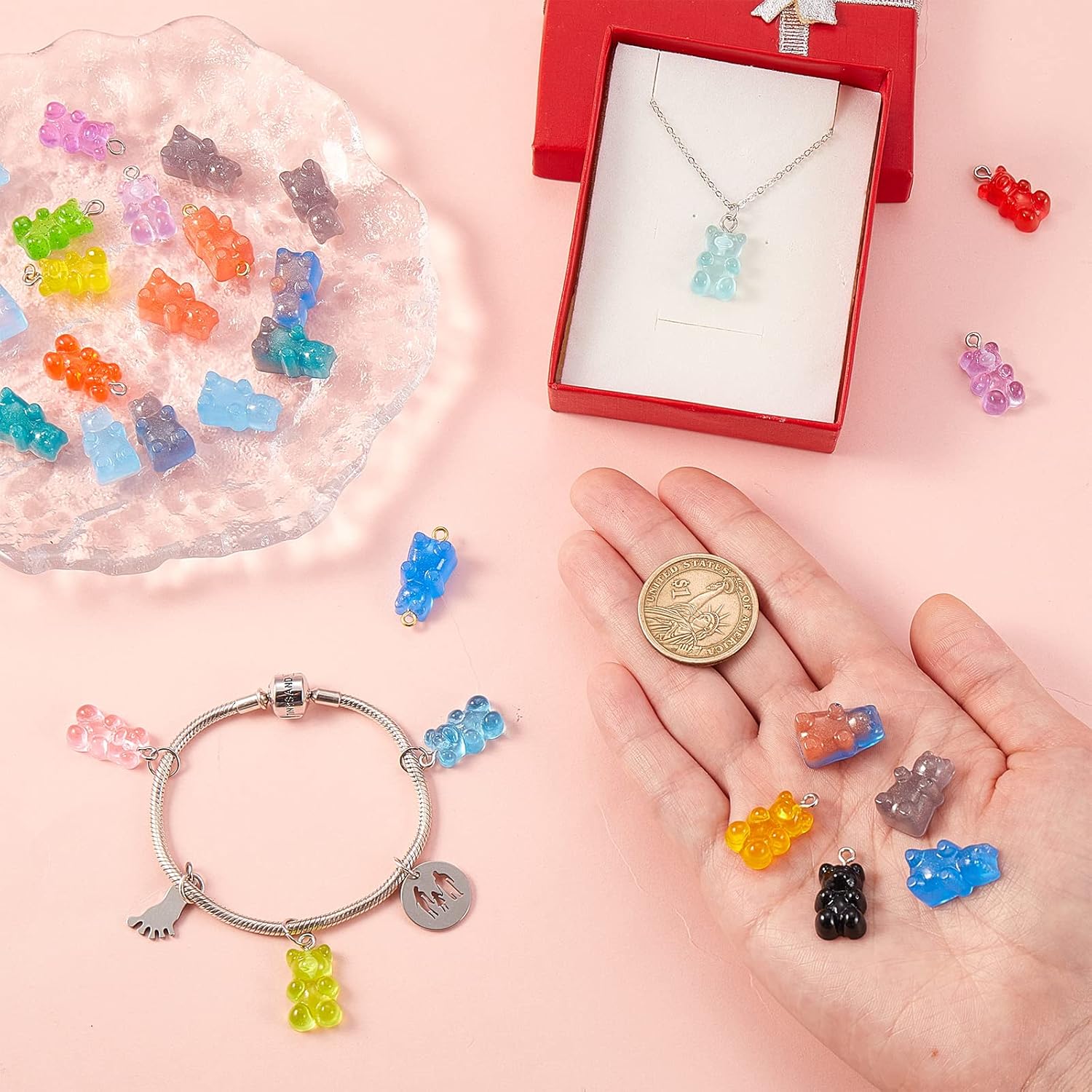 50pcs Connecteur De Liens En Alliage Pour La Fabrication De Bijoux Colliers Bricolage D Coration La Main Trouver Des Fournitures