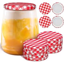 40PCS Jam Jar Lids,82 mm Regular Mouth Canning Lids Leakproof Replacement Caps Preserving and Canning for Jams Coffee Tea Biscuits Fruits
