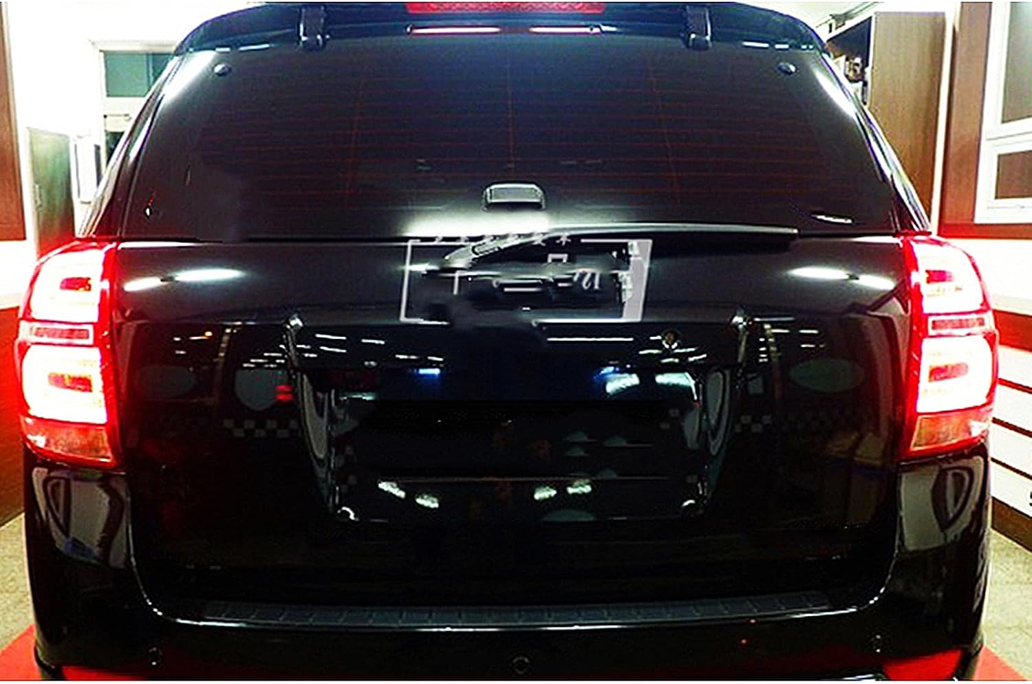Red Black LED Tail Lights Rear Lamps For Chevrolet Captiva 2008-2015