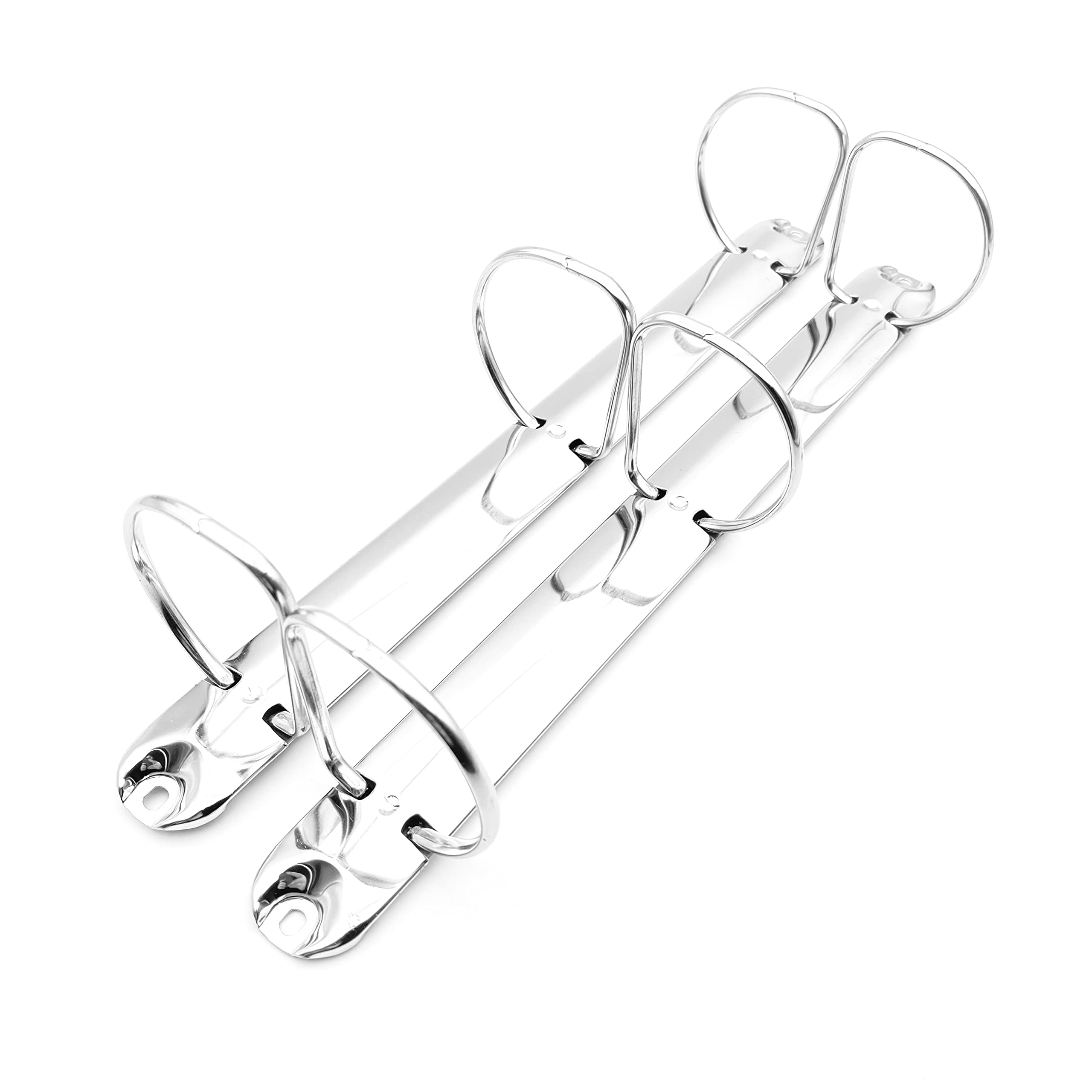 Shuokecrafts 2Pack Letter Size 3 D-Rings Binder Mechanism Without Trigger, 11 inch Sheet Size, No Boosters (50mm)