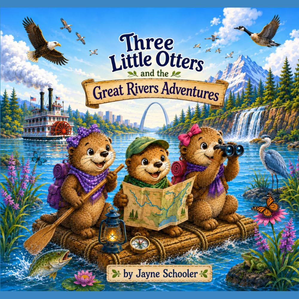 Three Little Otters and the Great Rivers Adventures (Real Kids, Real Life, Lessons Learned)