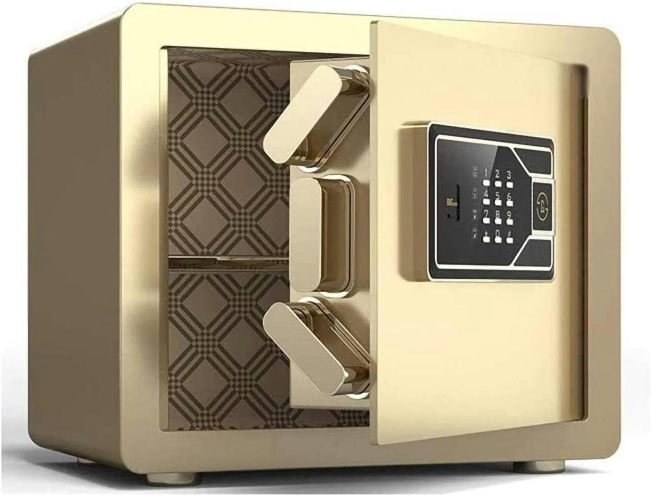 NZPOST Caja Fuerte Digital para el hogar, Caja Fuerte de Pared con Cerradura, Caja Fuerte para Efectivo, Estilo empotrable con Llaves numéricas EME