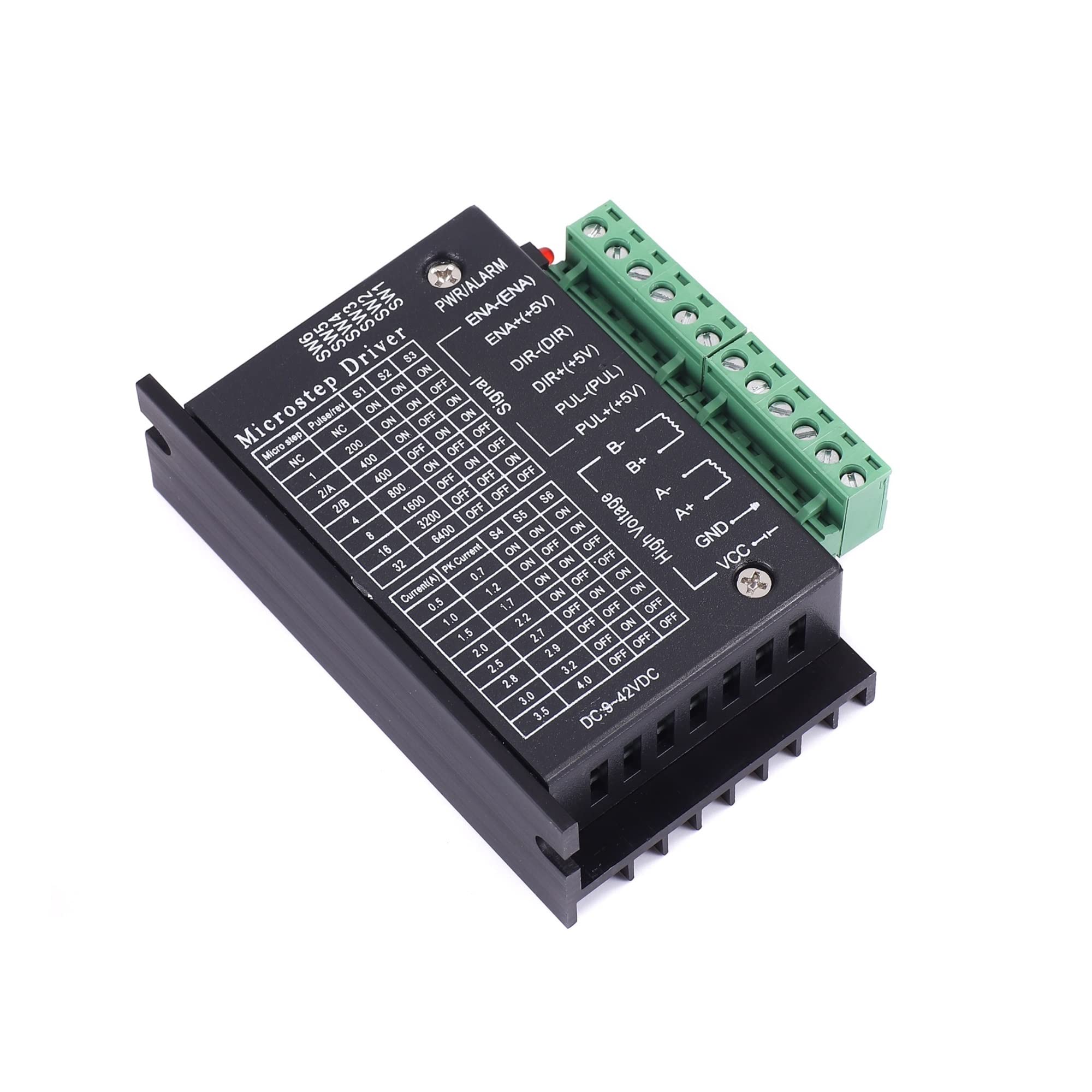 VOREAL 42/57 Controlador de Motor Paso a Paso TB6600 Versión de actualización 32 Subdivisión 4.0A 42V Pulso 3-24V Leisurely