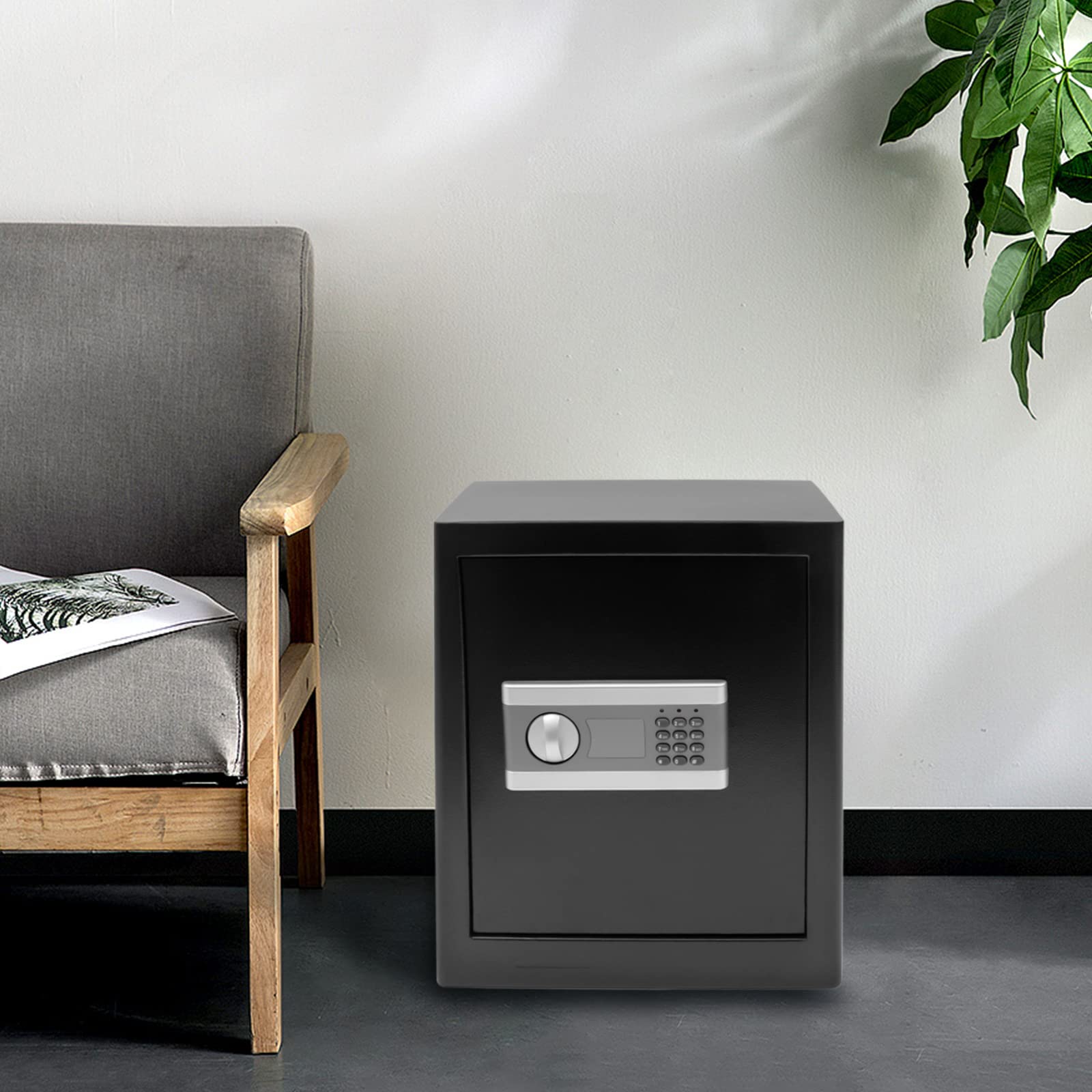 Safe Tresor MöBeltresor - Serratura elettronica piccola con serratura a combinazione, digitale, ignifuga, cassaforte di sicurezza, cassaforte per documenti per la casa M/SchlüSsel Box