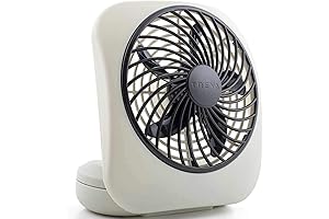 O2COOL Treva 5 Inch Battery Powered Mini Desk Fan