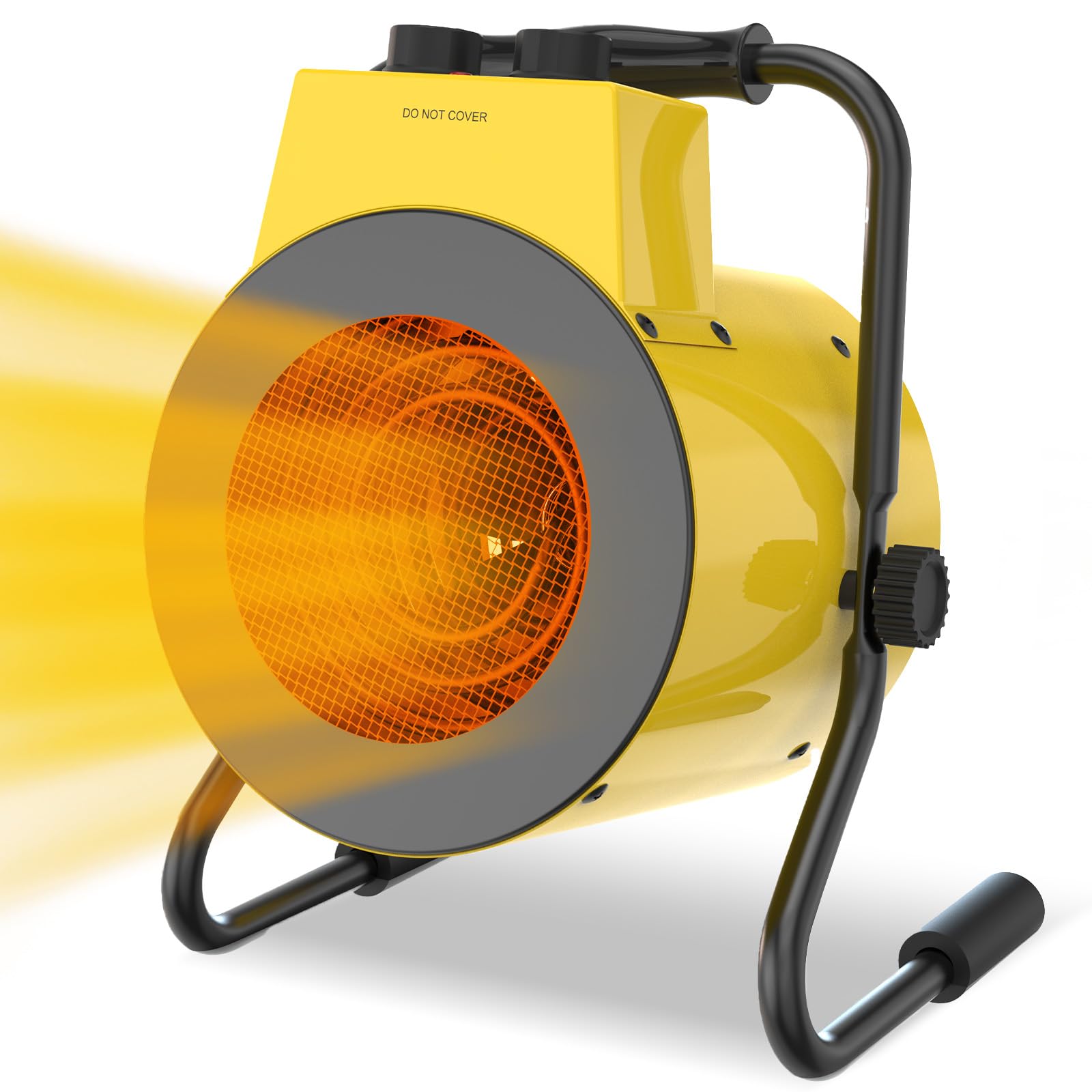 TONINGIO Outdoor Heater, Portable Greenhouse Heaters for Outdoor Use, Electric Patio Heater, 1500W, 3S Fast Heating, Overheat Protection, Space Heater for Outdoor, Indoor, Patio, Greenhouse, Garage