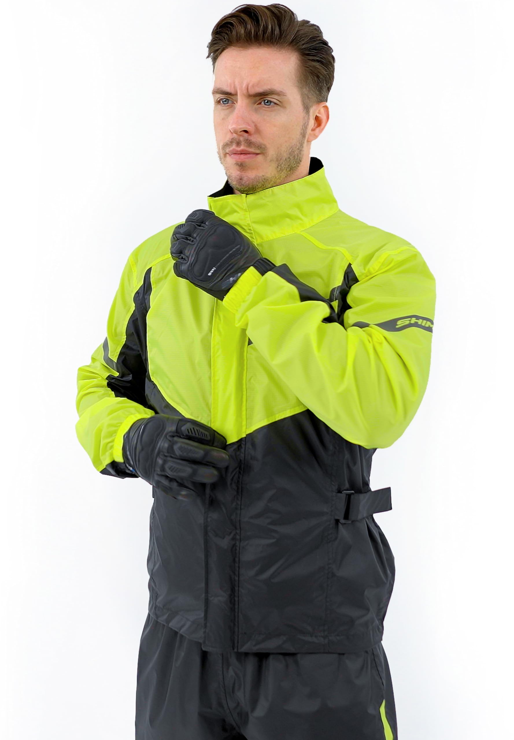SHIMA HydroDry 2.0 Impermeable Chaqueta Pantalones Traje Ropa Moto Hombre Mujer Chubasquero Visibilidad Transpirable