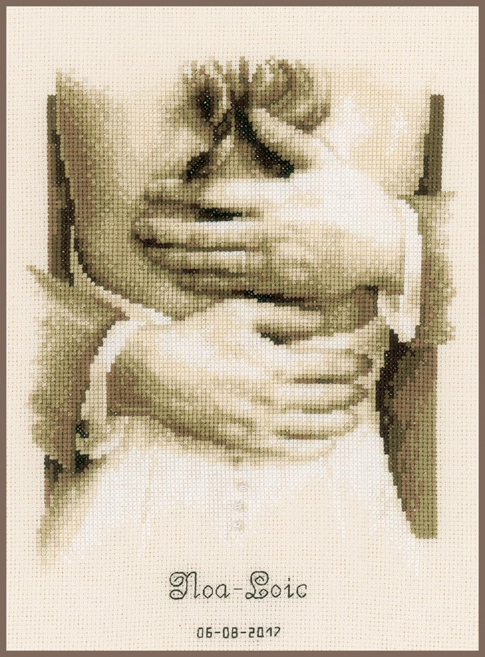 Vervaco Counted cross stitch kit Newlyweds, DIY