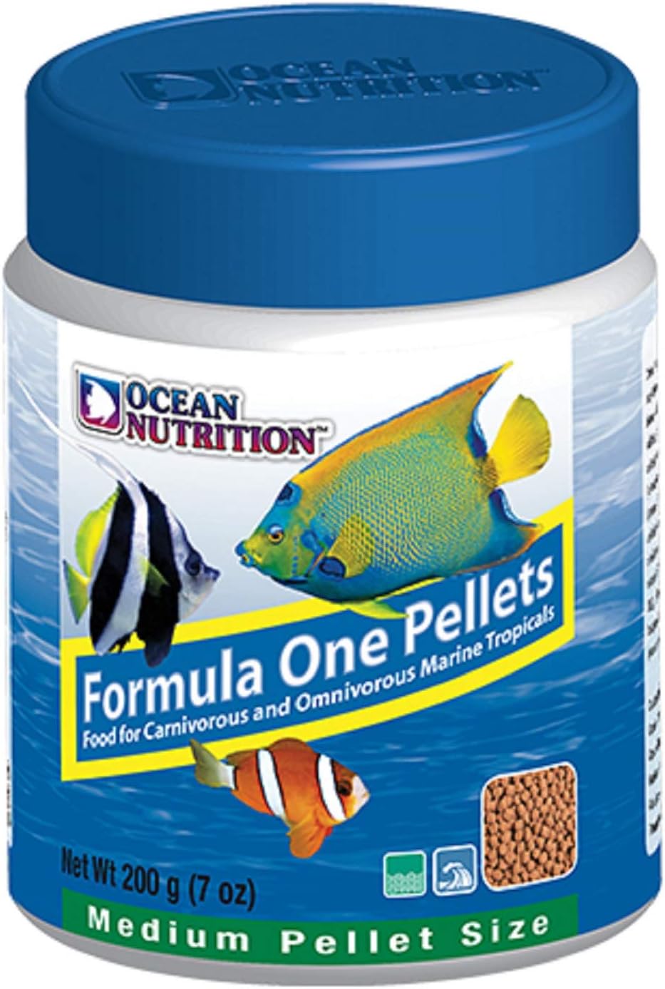 Ocean Nutrition200g Formula1 Marine Pellet Frozen Food, Medium (Packaging may vary)