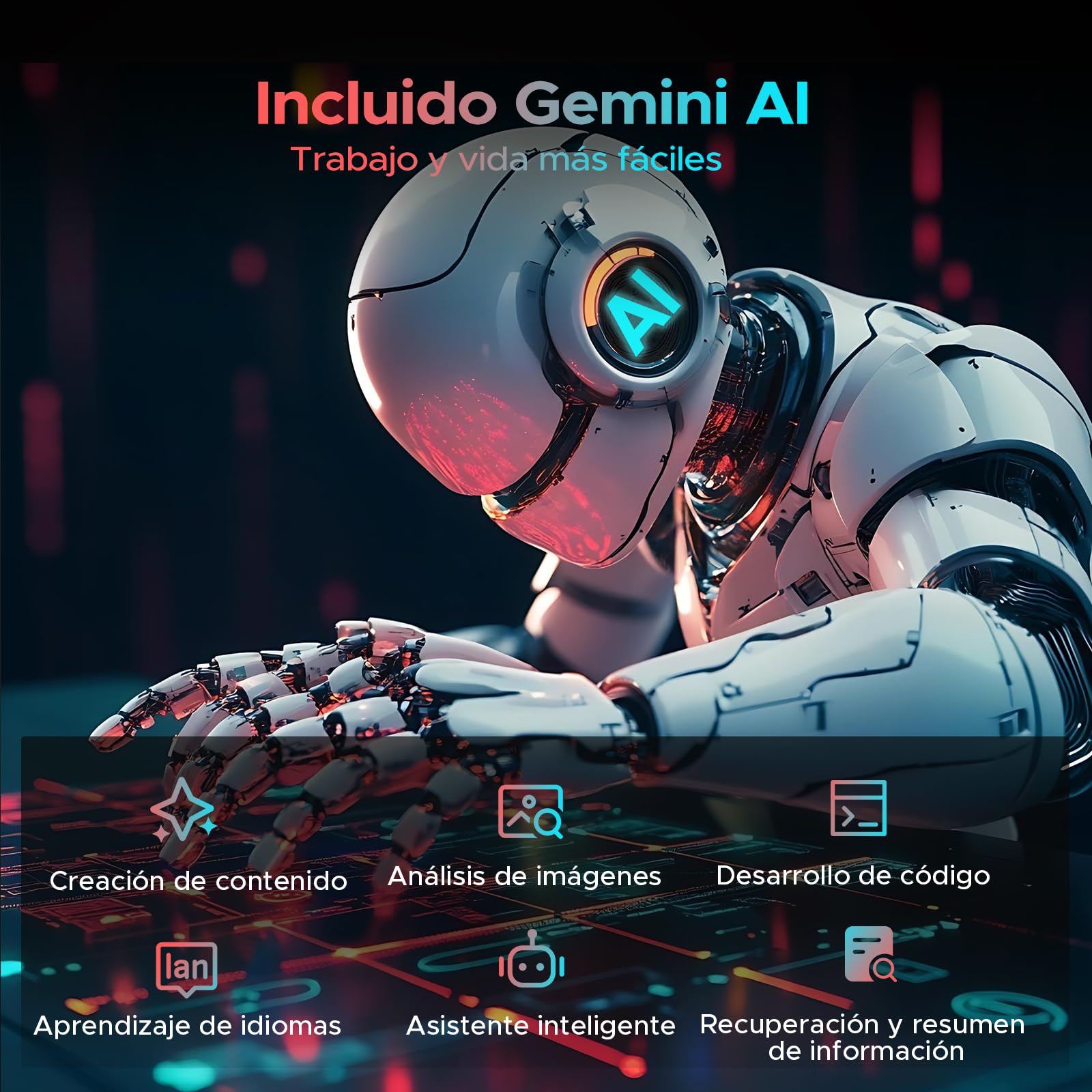 U11 Pro Android 16 Tablet 11 Pulgadas, 30GB RAM+256GB ROM/2TB TF, Tablet Gaming Octa-Core, HD IPS 90Hz, 8580mAh Batería, WiFi 5/ Widevine L1/ 13MP+5MP/Face ID/GMS/3.5mm Jack Tablets para Niños