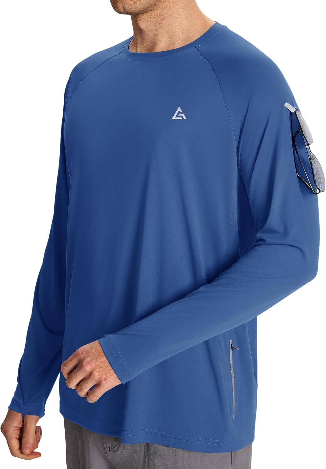 Men’s Sun Protection Shirts UPF 50+ Long Sleeve UV Shirt Rash Guard for Men Quick Dry Swim Fishing Beach Athletic - Image 2