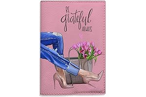 Stylish Pink Eco Leather Passport Holder for Women