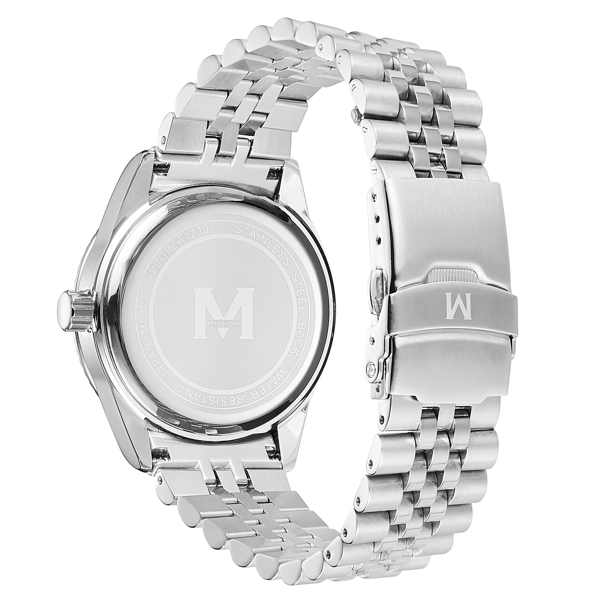 Miykon Reloj de vestir minimalista para hombre, fecha rápida, Jubilee de