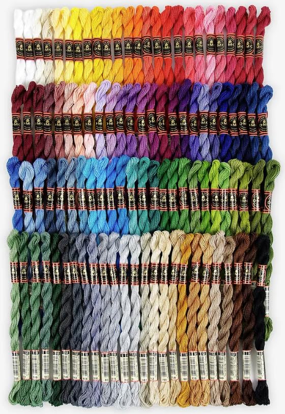 DMC écheveaux de fils spéciaux coton perlé pour broderie créative