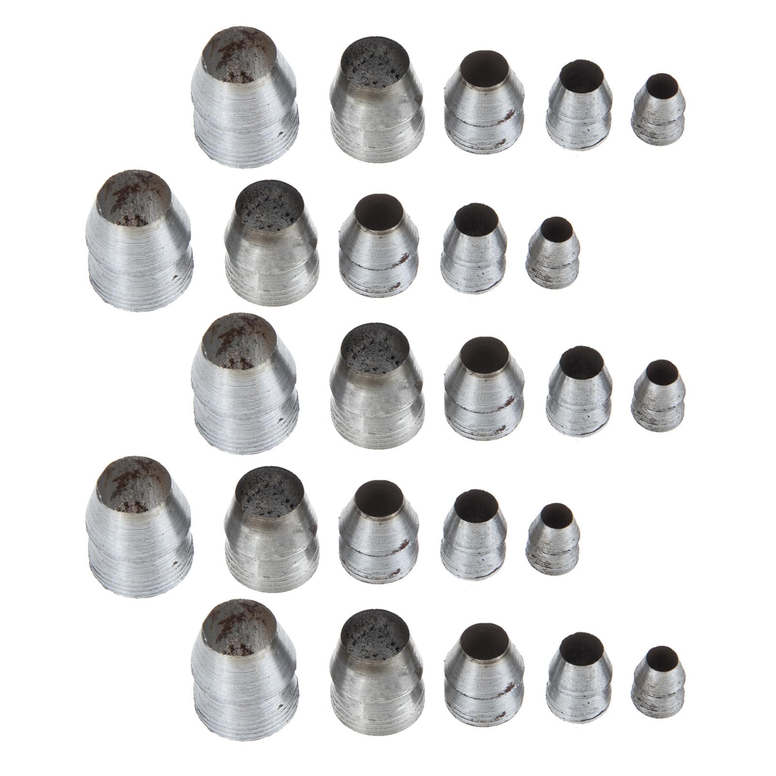 ULTECHNOVO Accessoires Robustes Prévention du Desserrage du Manche 25 Pièces Coins Ronds en Fer Argenté et Déplacement à 360 Degrés pour Marteau pour Outils de Jardin