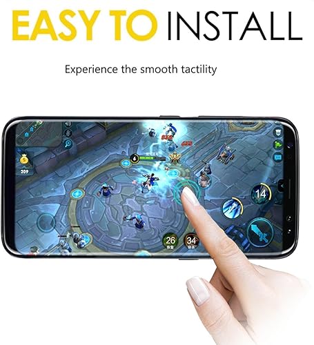 Miniatura 9 de Galaxy S8 - Protector de pantalla de vidrio templado perfecto 3D Touch compatible con alta calidad sensible flexible de 0.010 in para Samsung Galaxy