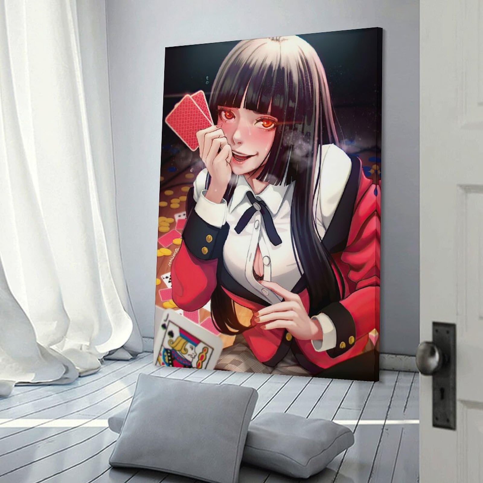 Amazon.co.jp: 賭ケグルイ ポスター 1 キャンバスアートポスター 水着
