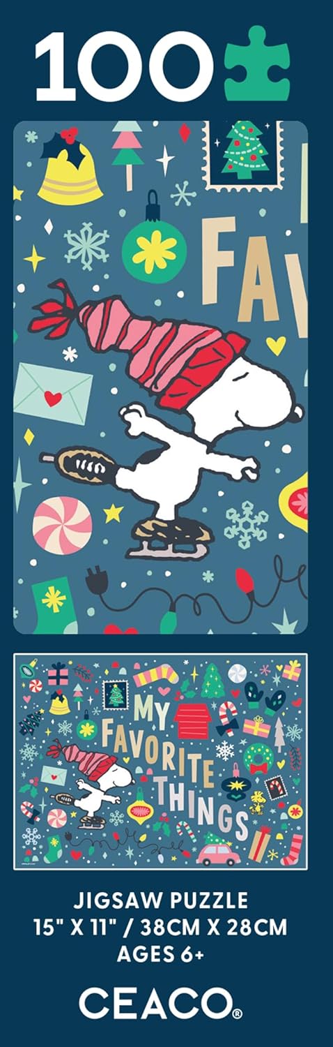 Ceaco Snoopy's Favorite Things 100 PC Puzzle