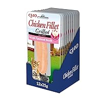 INABA Filetti di Pollo Grigliato per Gatti, in Brodo al Gusto di Granchio