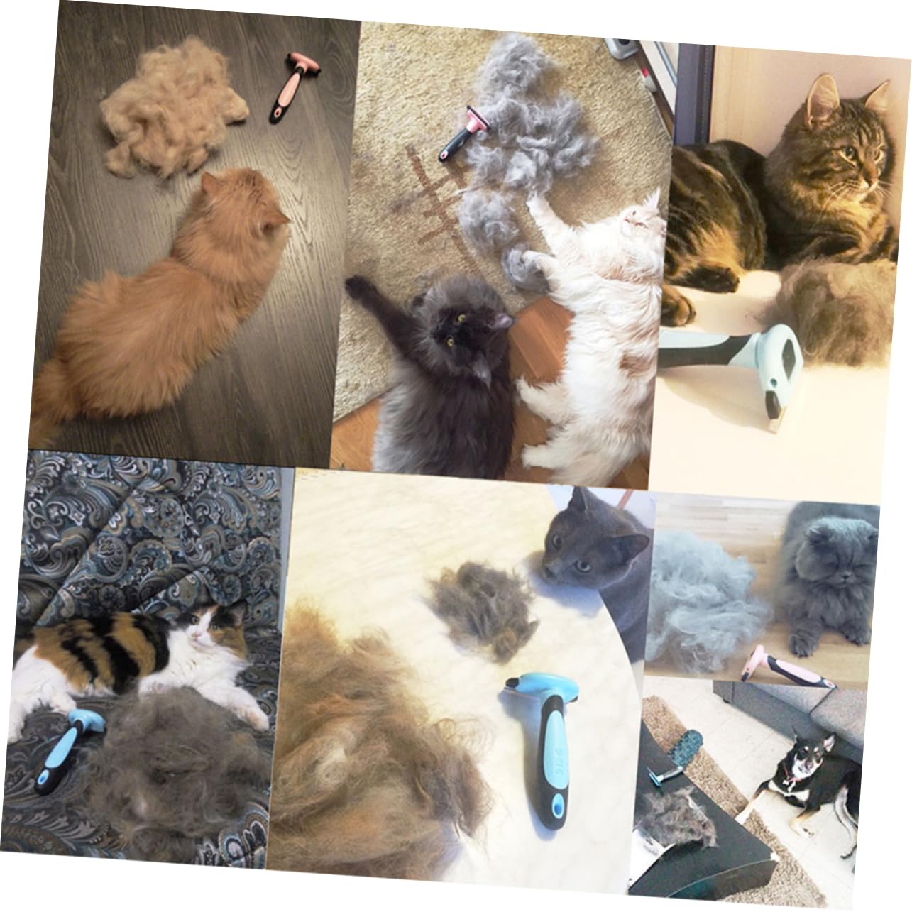 CIYODO Dog Grooming Tool Pet Comb Dog Brush Lint Brush Best Pet Hair Removal Size s