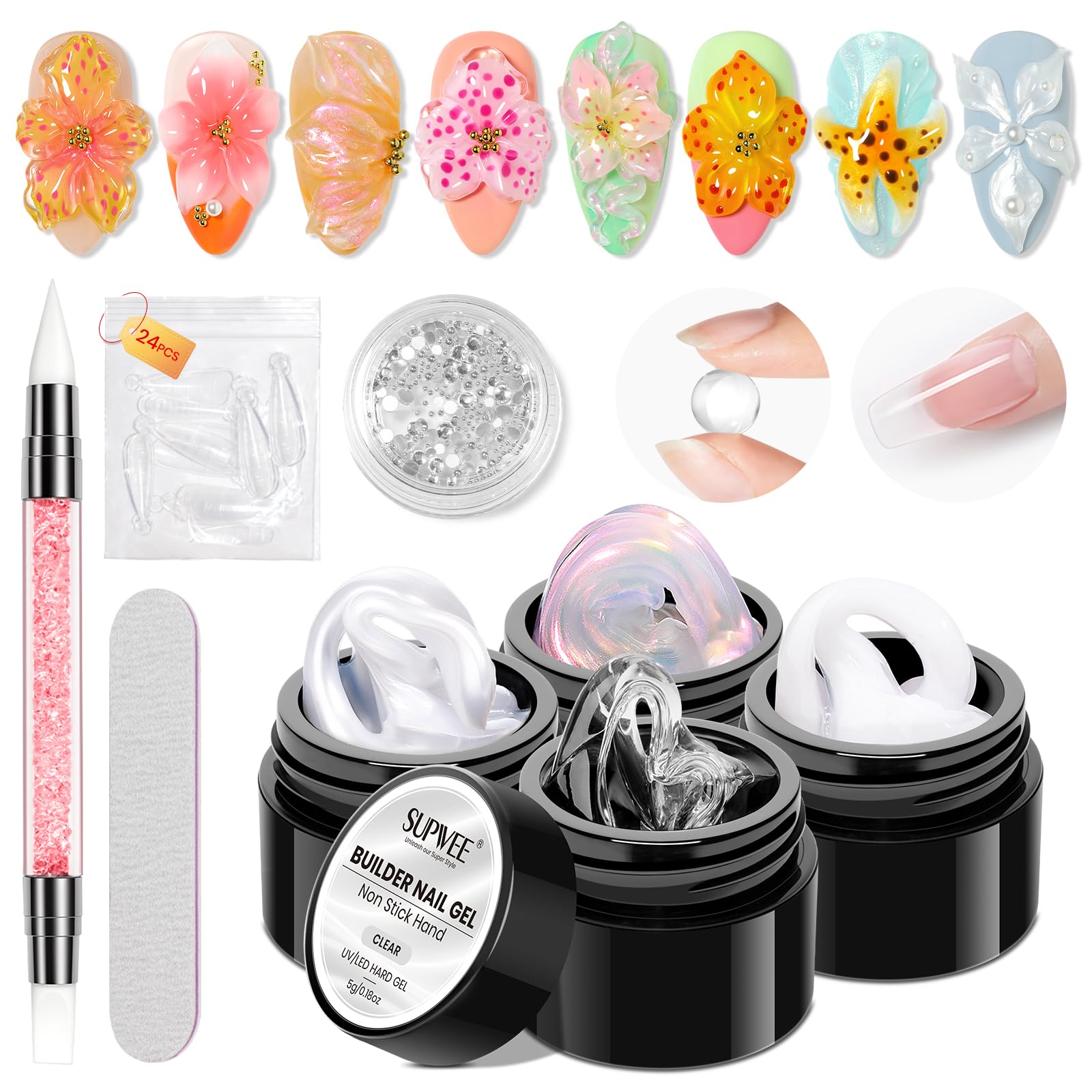3D Nail Sculpting Gel - Easy Nail Art -21