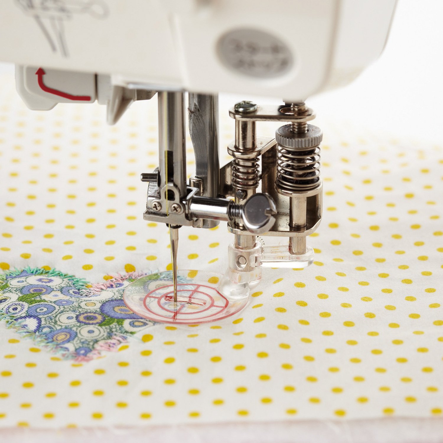 Janome Quiltfuß Set - Freihandnähen unterschiedlicher Stoffe in Quiltprojekten - Kunststoff - 202 001 003