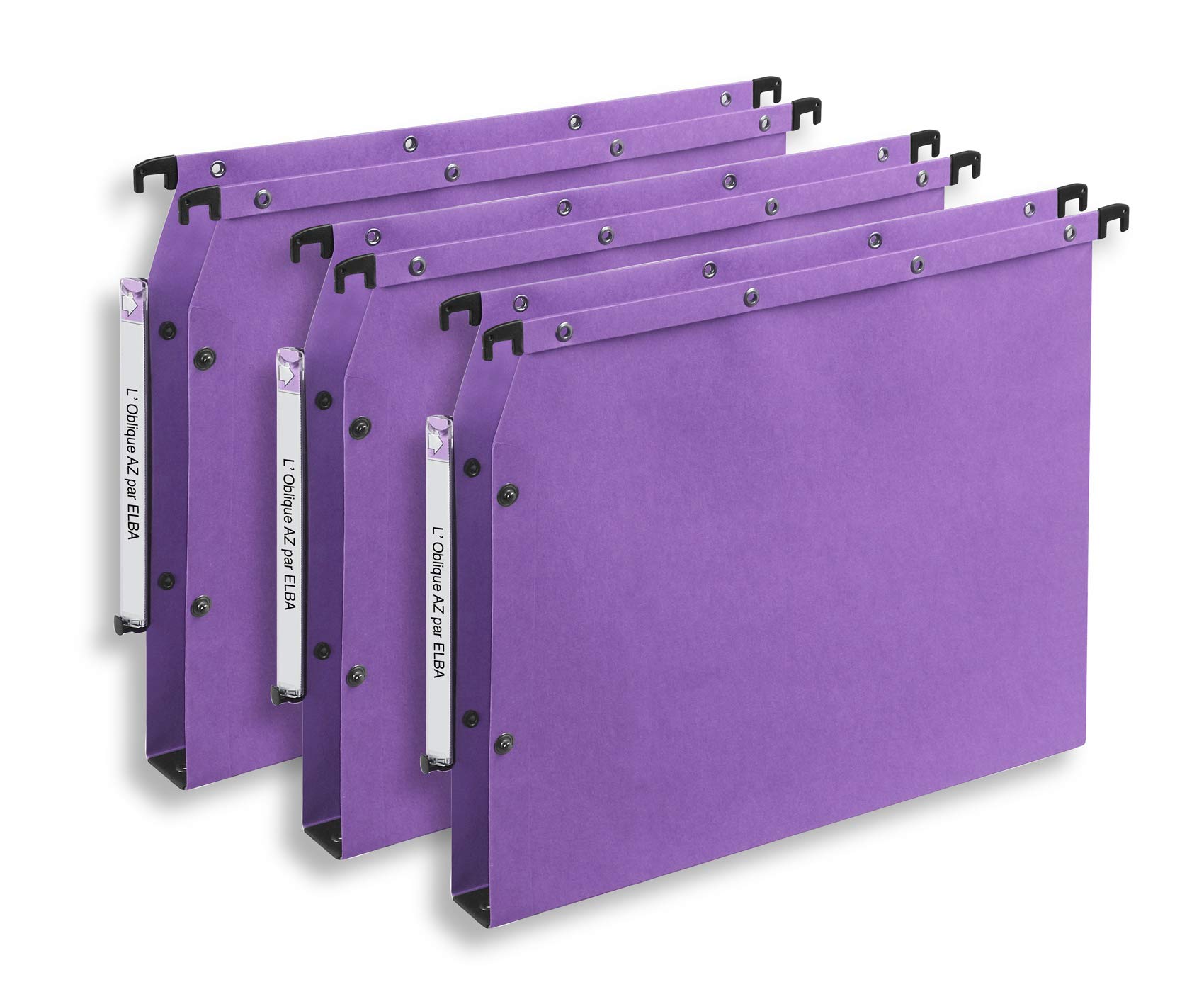 Elba Ultimate Carte Kraft Lot de 25 Dossiers Suspendus pour Armoire A4 Fond 30mm Lilas