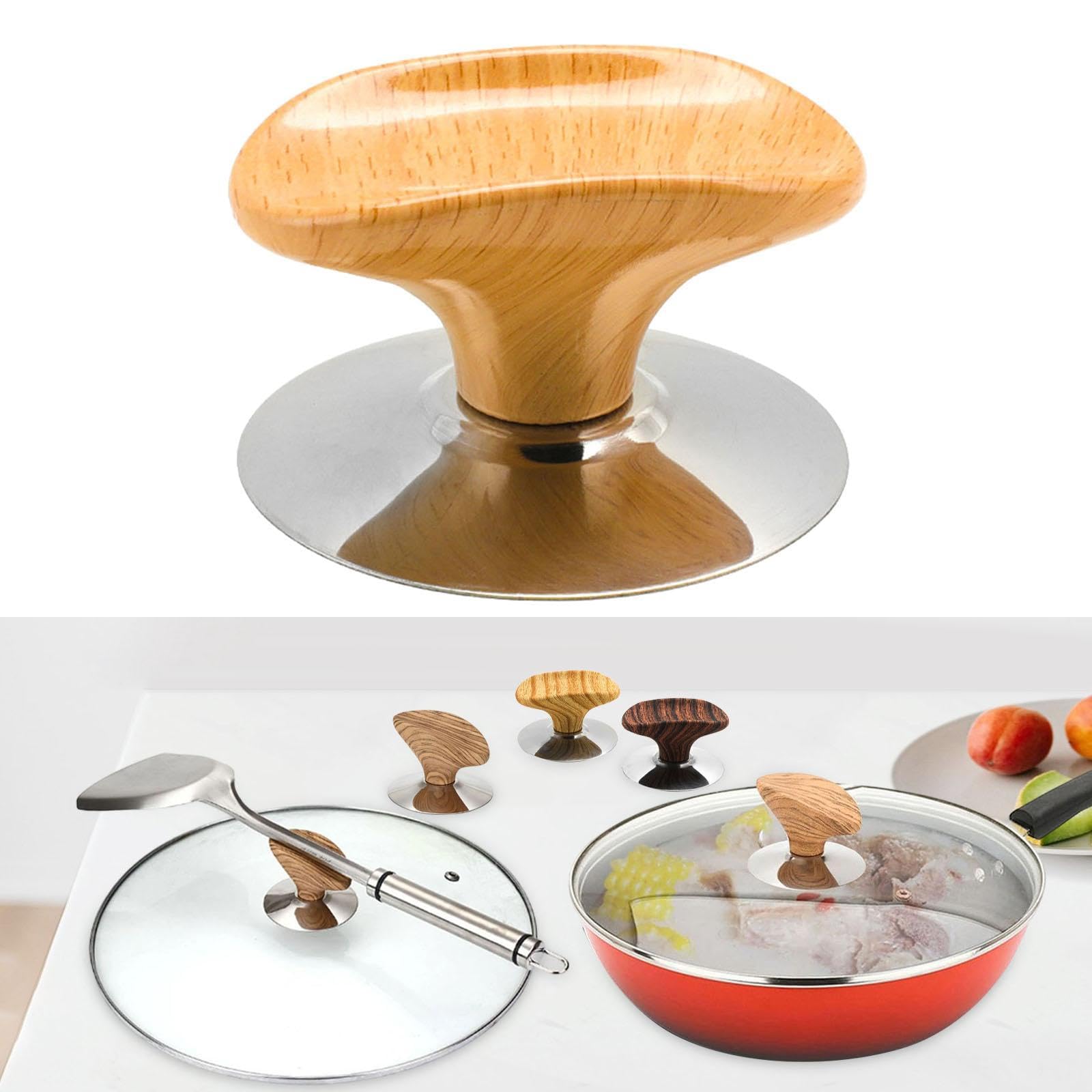 Pot Lid Knob Bakelite Cookware Lid Handle for Slow Cookers Saucepan Pan Lids Style A-image-14