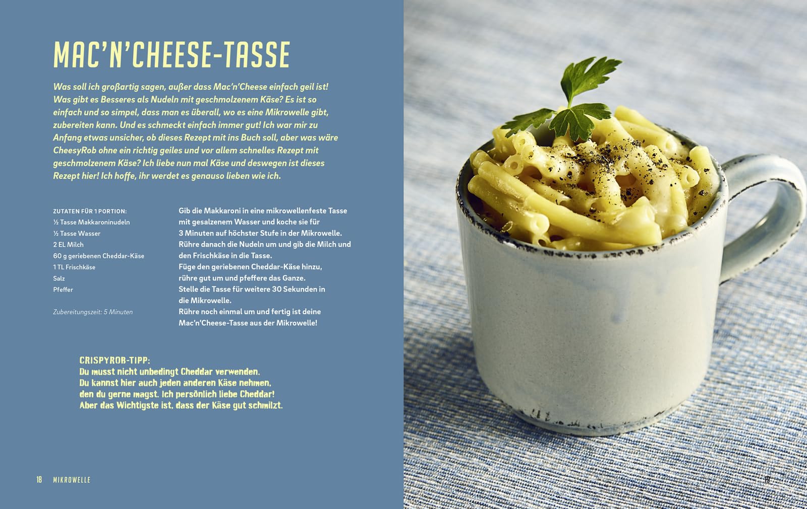 CrispyRobs Meine Top 50 Rezepte: Schnelle und einfache Gerichte für Sandwichmaker, Mikrowelle, Waffeleisen, Herd und Backofen.