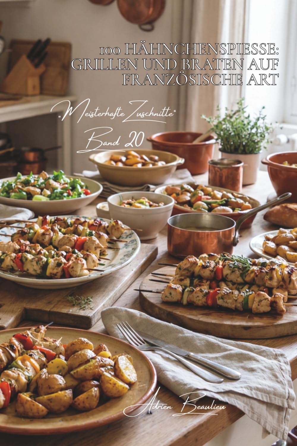 100 hähnchenspieße: grillen und braten auf französische art: marinaden, gemüse und perfekte gartechniken (Hähnchen-Serie – Unterreihe „Meisterhafte Zuschnitte“ (10 books))