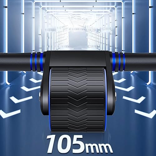 Miniatura 5 de Rueda abdominal de rebote automático  Rueda de rodillo abdominal con rodilleras   Rueda de entrenamiento de fuerza central  Rodillo abdominal para