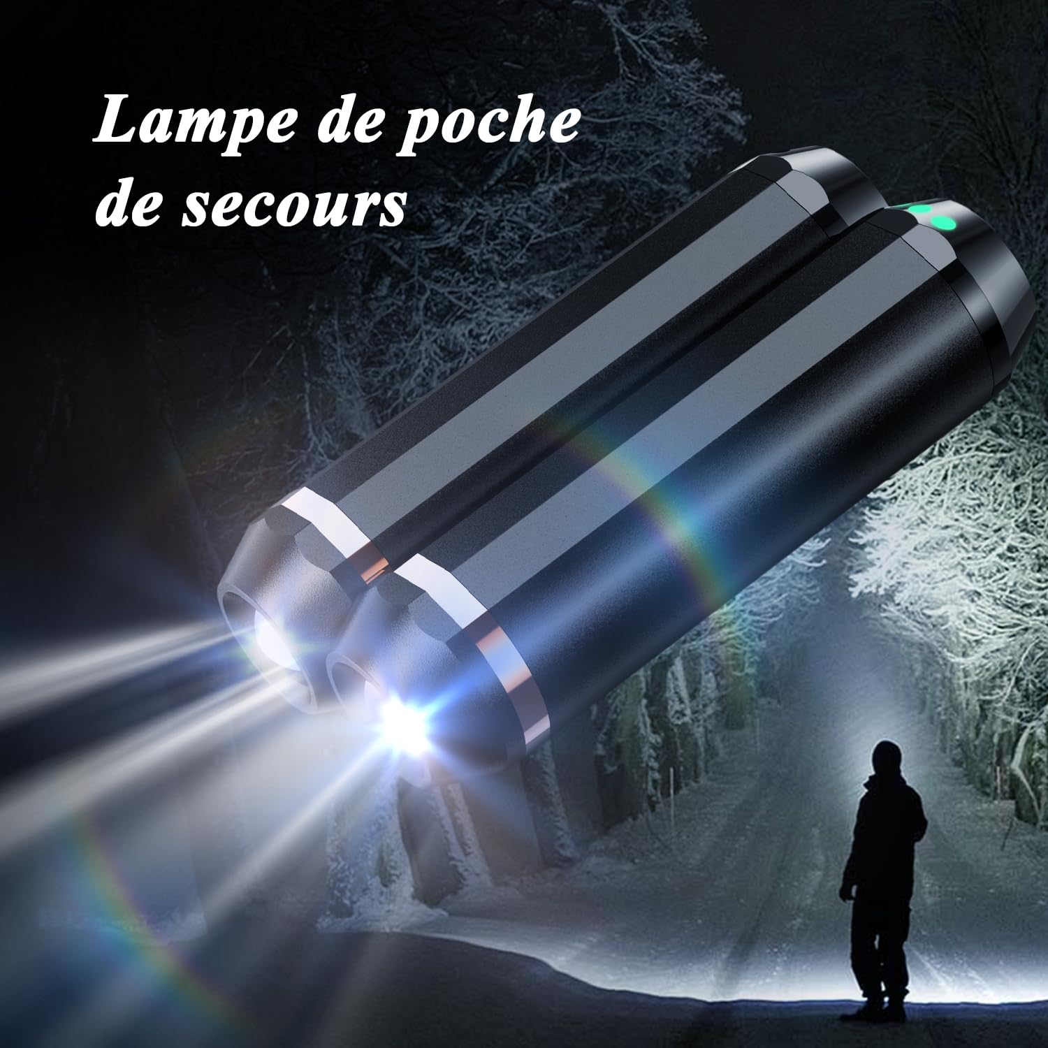 Chauffe Main,Chaufferette Main Reutilisable10000amh, 3 en 1 Chauffe Main Rechargeable avec Lampe&Batterie,3 Mode de Chaufferette Main Réglables&Magnétique &Portable,Cadeux pour Femmes/Hommes