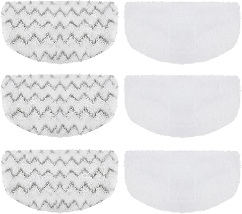 6 Pack 1940 Steam Mop Replacement Pads for Bissell Powerf...
